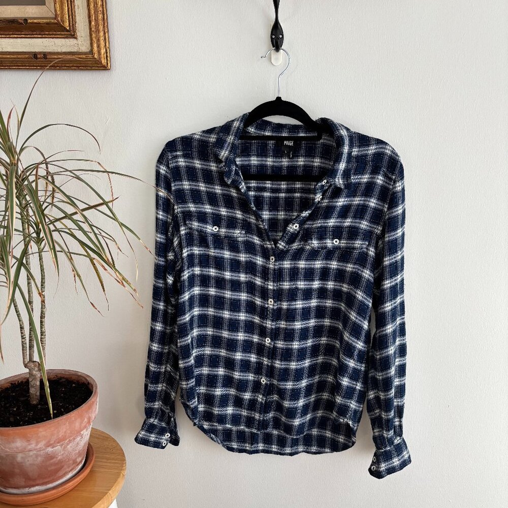 PAIGE plaid flannel shirt